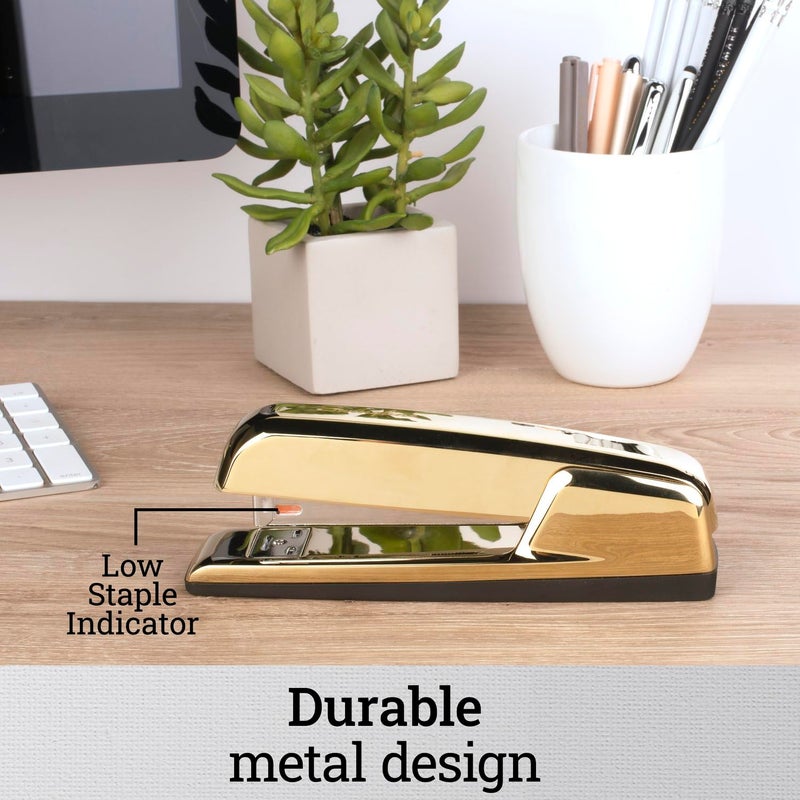 Swingline Stapler  30 Sheet Capacity  747 Business Stapler  Jam Free  Metal  Gold Chrome (74721) - Image 5